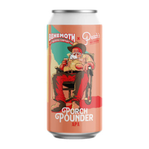 Craft Beer: Behemoth x Peaches Hot Chicken Porch Pounder APA Can 440ml - Craft Beer Super Liquor
