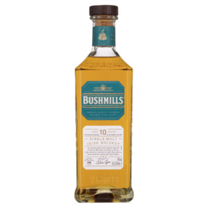 Whisky: Bushmills 10YO Irish Single Malt 700ml - Irish Whiskey Super Liquor