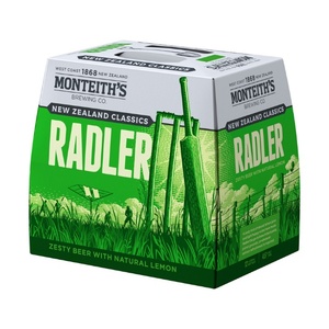 Monteith's New Zealand Classics Radler Bottles 12x330ml - Flavoured Beer Super Liquor