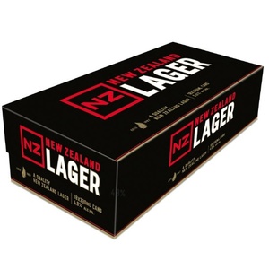 Value Beer: NZ Lager 4.8% Cans 18x330ml - Value Beer Super Liquor