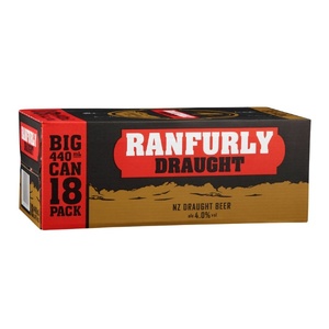 Value Beer: Ranfurly Draught Cans 18x440ml - Value Beer Super Liquor