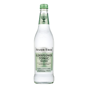 Mixers: Fever-Tree Elderflower Tonic Water Bottle 500ml - Mixers Super Liquor