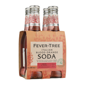 Fever-Tree Italian Blood Orange Soda Bottles 4x200ml - Mixers Super Liquor