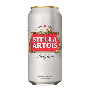 International Beer: Stella Artois Can 500ml - International Beer Super Liquor
