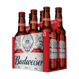 Budweiser Bottles 6x330ml - International Beer Super Liquor