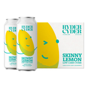 Cider: Ryder Cyder Skinny Lemon Low Carb Cyder Cans 6x330ml - Cider Super Liquor