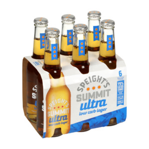 New Zealand Beer: Speight's Summit Ultra Low Carb Lager Bottles 6x330ml - New Zealand Beer Super Liquor