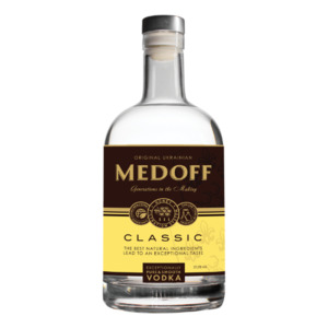 Vodka: Medoff Classic Vodka 1 Litre - Vodka Super Liquor