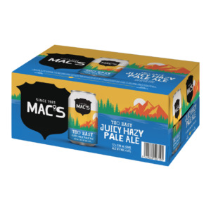 Craft Beer: Mac's Too Easy Juicy Hazy Pale Ale Cans 12x330ml - Craft Beer Super Liquor
