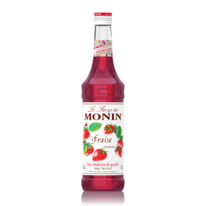 Mixers: Monin Strawberry Fraise Syrup Bottle 700ml - Mixers Super Liquor