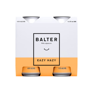Craft Beer: Balter Brewing Eazy Hazy Cans 4x375ml - Craft Beer Super Liquor