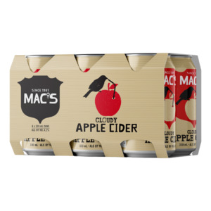 Mac's Cloudy Apple Cider Cans 6x330ml - Cider Super Liquor