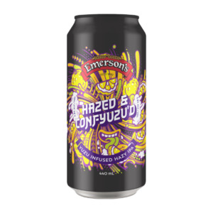Emerson's Hazed & Confyuzu'd Yuzu Infused Hazy IPA Can 440ml - Craft Beer Super Liquor