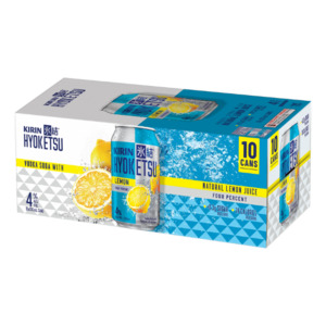 Products: Kirin Hyoketsu Lemon Vodka Soda 4% Cans 10x330ml - Vodka RTD's Super Liquor