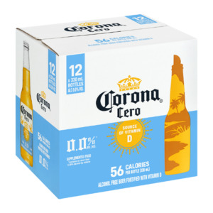 International Beer: Corona Cero 0.0% Bottles 12x330ml - International Beer Super Liquor