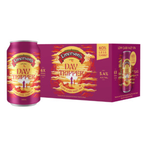 Emerson's Day Tripper Low Carb Hazy IPA Cans 6x330ml - Craft Beer Super Liquor