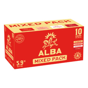 Alba Mixed Pack 5.9% Cans 10x250ml - Tequila RTD Super Liquor