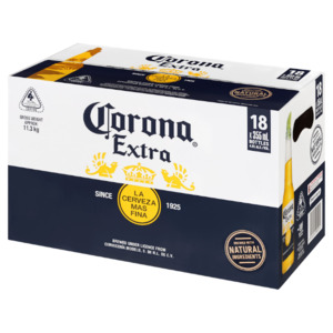 International Beer: Corona Extra Bottles 18x355ml - International Beer Super Liquor