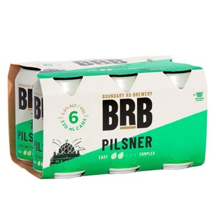 Boundary Road Brewery Pilsner Cans 6x330ml - Craft Beer Super Liquor