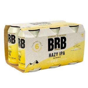 Boundary Road Brewery Hazy IPA Cans 6x330ml - Craft Beer Super Liquor
