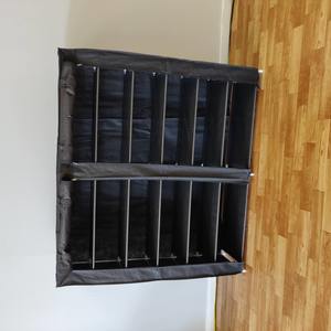 Portable Shoe Storage Rack 12 Levels Easy assembly (black)