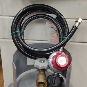 High pressure hose with regulator 20psi 1.5m long