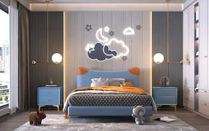 Enzo Kids Bedroom: CK13 Blue Cute  Bed bedroom set