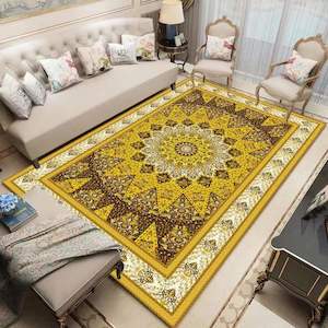 OS 32 Persian Style Premium Quality Anti slip Floor Rug - Super Outlets