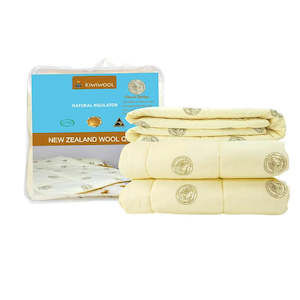 Kiwi Wool Produce 100% NZ wool duvet inner Four Seasons 200+350 GSM