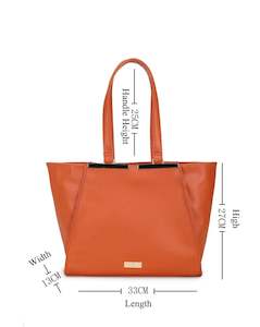 Structured Orange Tote Bag – Was $199, Now Only $29.99 with FREE NZ Shipping!