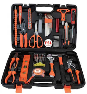 51 Pcs Household Multi-function Hand Tool Box Complete Set