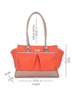Two-Tone Designer Handbag - Free Shipping