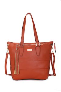 Tassel Accent Medium Tote Bag - Free Shipping