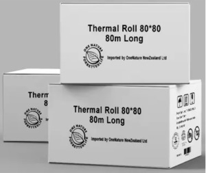 New: Double Length Thermal Paper Rolls 80mm x 80mm 80m POS Receipt Paper 24 Rolls Carton