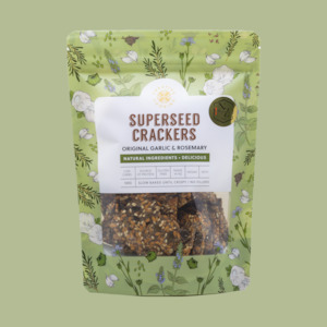 Garlic & Rosemary Crackers