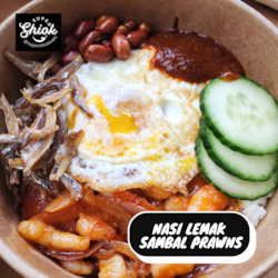 Prepared Meals & Entrées: Nasi Lemak with Prawn Sambal