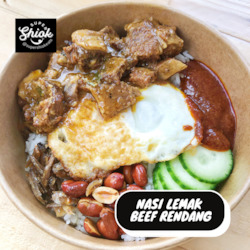 Prepared Meals & Entrées: Nasi Lemak with Beef Rendang
