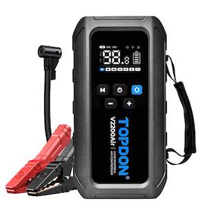 Jumpstarters: Topdon V2200AIR 2200A Vehicle Jump Stater, Tyre Inflater, Power Bank