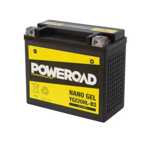 Poweroad Nano Gel Motorbike Battery 12V 20Ah - YGZ20HL-BS