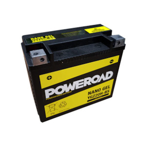 Poweroad Nano Gel Motorbike Battery 12V 20Ah - YGZ20H-BS