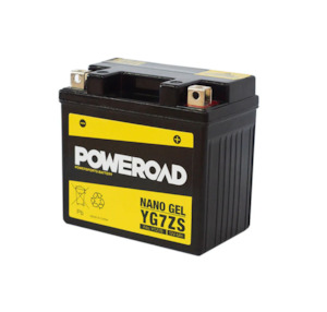 Poweroad Nano Gel Motorbike Battery 12V 6Ah - YG7-ZS
