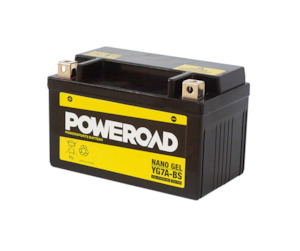 Poweroad Nano Gel Motorbike Battery 12V 7Ah - YG7A-BS