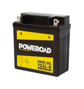 Poweroad Nano Gel Motorbike Battery 12V 5Ah - YG5-LB