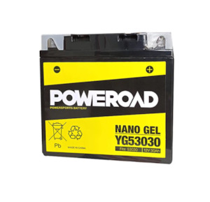 Poweroad Nano Gel Motorbike Battery 12V 28Ah - YG53030
