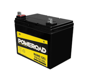 Motorcycle And Watercraft: Poweroad Nano Gel Lawn Mover Battery 12V 32Ah - YG1232L