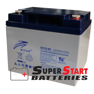 Marine And Boat Batteries: Ritar EV12-45 AGM Battery - 12V 45Ah Mobility Scooter