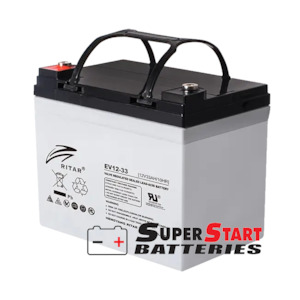 Ritar EV12-33 AGM Battery - 12V 35Ah Mobility Scooter
