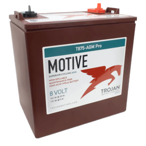 Trojan AGM PRO T875-AGM-PRO T-875 AGM Deep Cycle Battery 8V 170AH