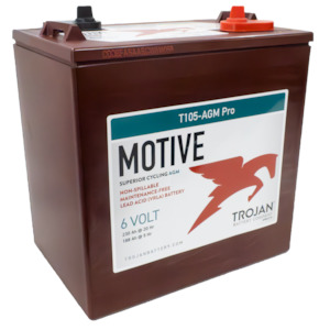 Trojan AGM PRO T105-AGM-PRO 6v AGM Deep Cycle Battery 230ah GC2-6V AGM