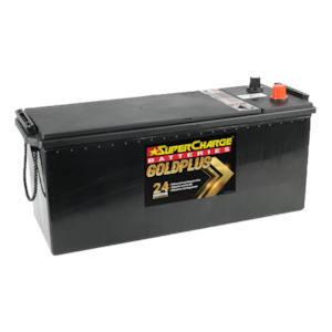 Marine And Boat Batteries: Supercharge EMFN120L Gold Plus Commercial Battery, 930 CCA 24-Month Warranty